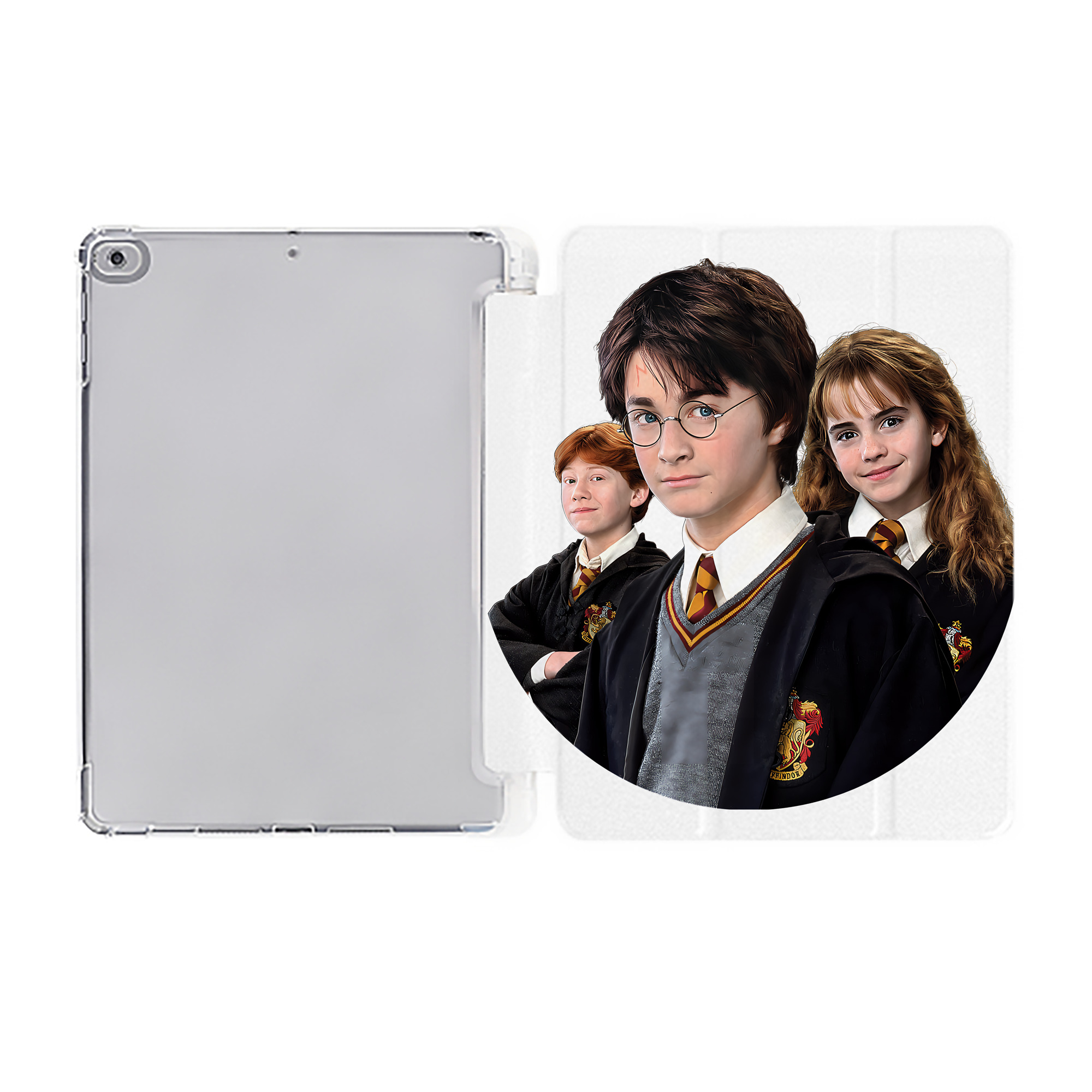 （画像用） Harry Potter ハリー・ポッターシリーズ IPad ケース ペン収納付き 三つ折りスタンド PUレザー×シリコン 対応機種9.5/10.5/10.9インチ
